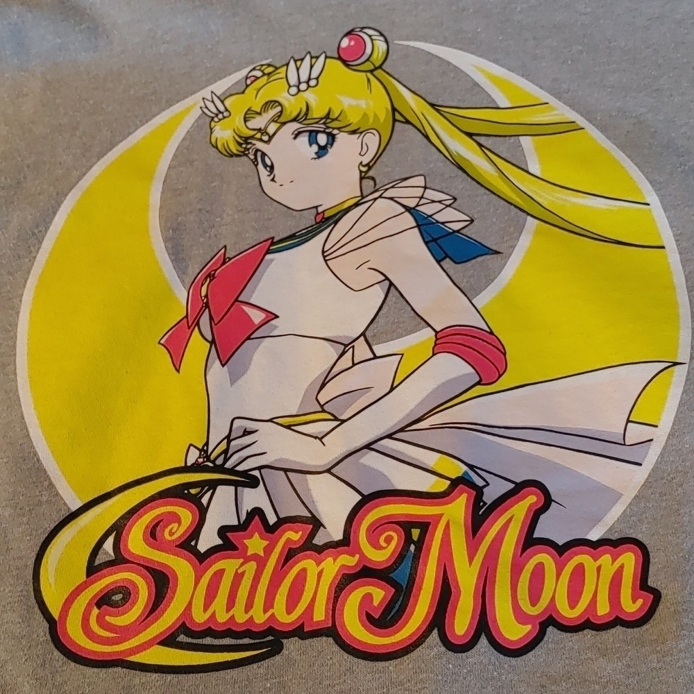 💚Sailor Moon Anime Women's Gray Hoodie